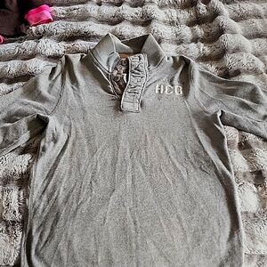 Vintage Hollister cotton v neck long sleeve shirt